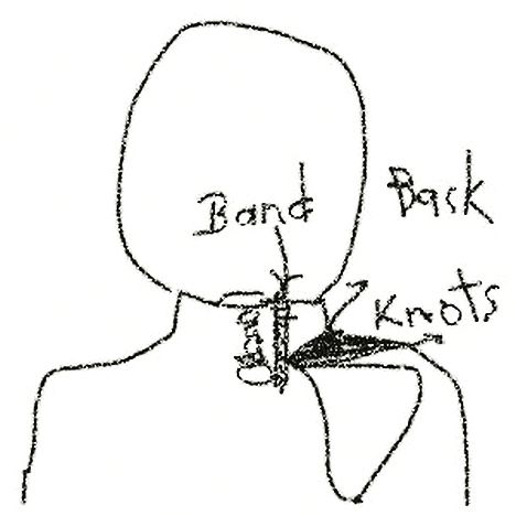 cord at back of neck